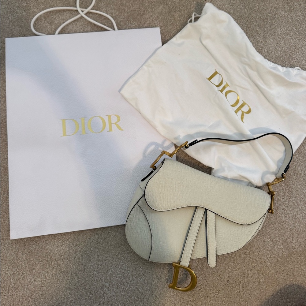 DIOR white saddle bag - Picture 15 of 17